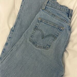 Levi's rib cage straight Blue Denim Jeans